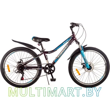 Горный велосипед Favorit Buffalo-24MDS BUF24MD12BL (синий)